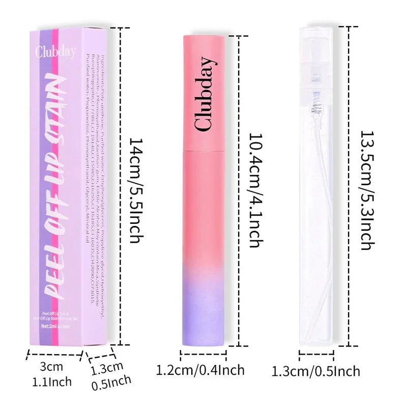 Waterproof Matte Lipstick - Long Lasting Peel-Off