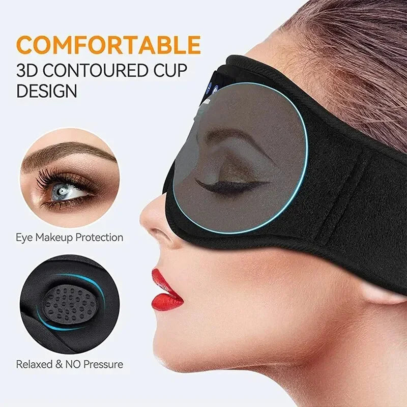 3D Eye Mask & Headband - Sleeping Mask