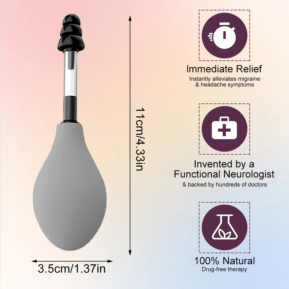 Portable Silicone Ear Pressure Regulator