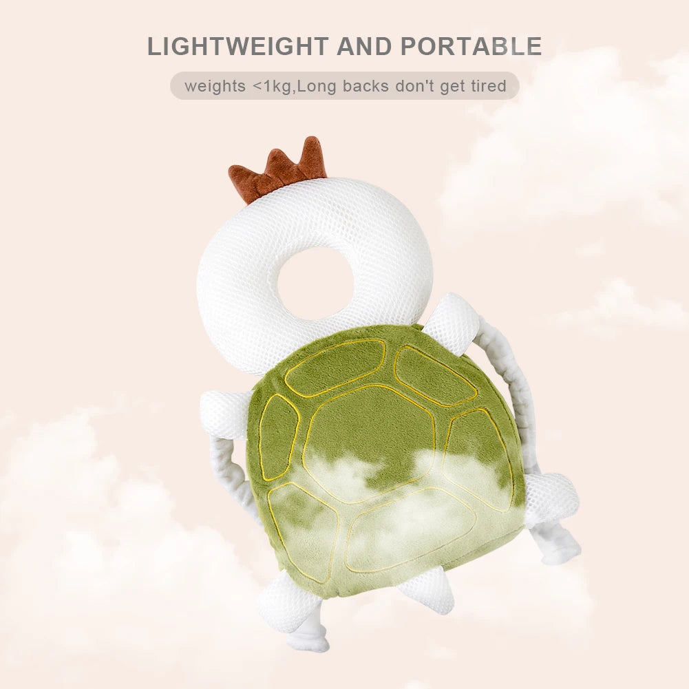 Baby Head Protection Pillow – Breathable Anti-Fall Butterfly Backpack Cushion