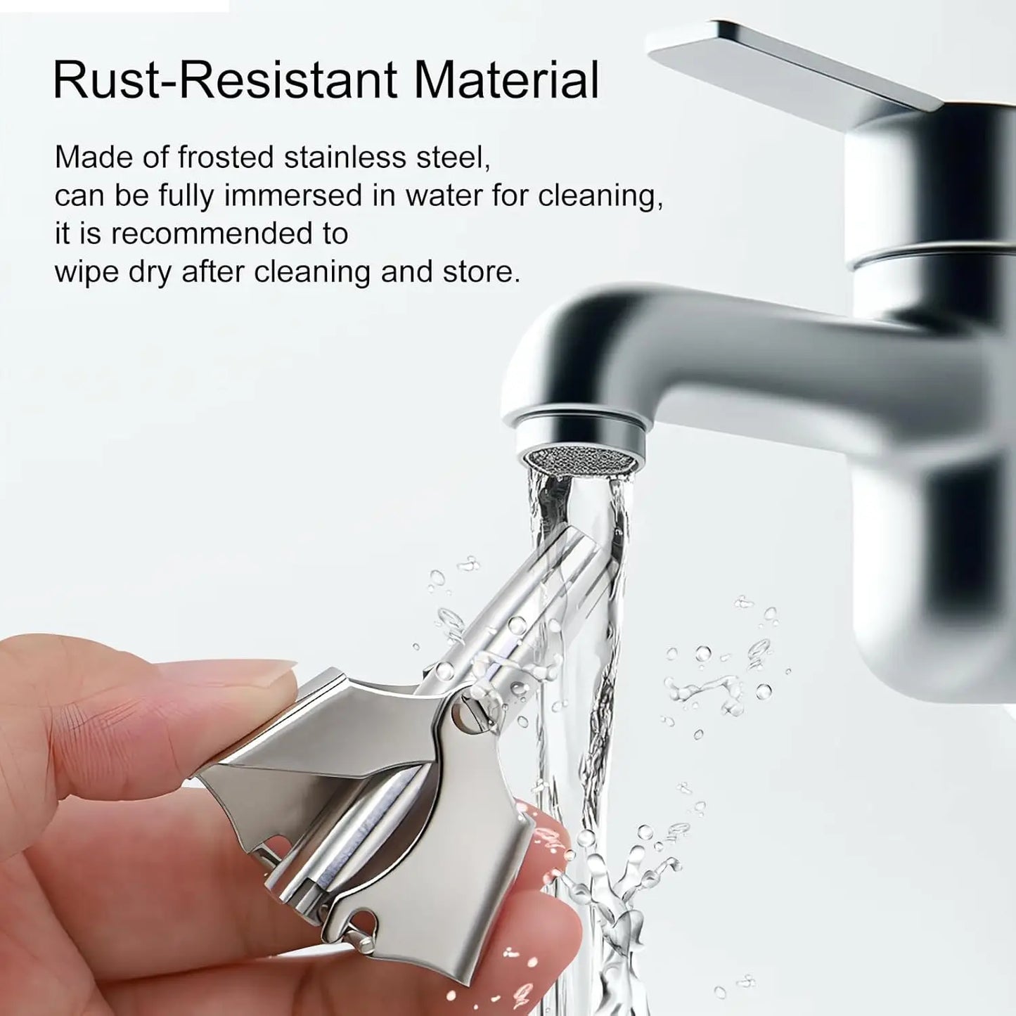 Portable Nose & Ear Hair Trimmer - Stainless Steel