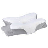 Adult Neck Support Pillow – Thick Memory Foam Cervical Pillow with Ice Silk Cover