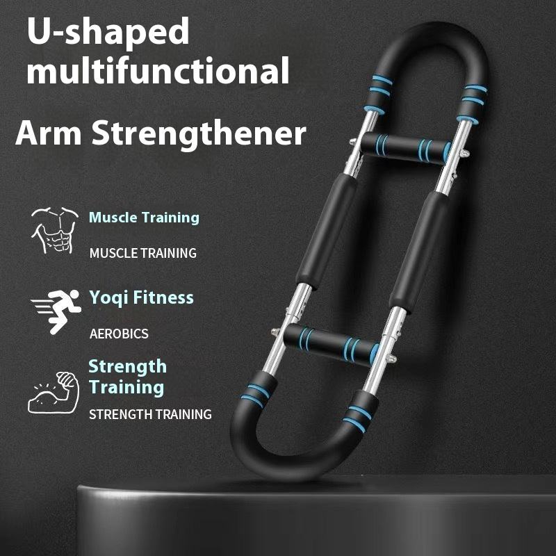 Steel Power Twister Bar – Adjustable Arm & Chest Workout Trainer
