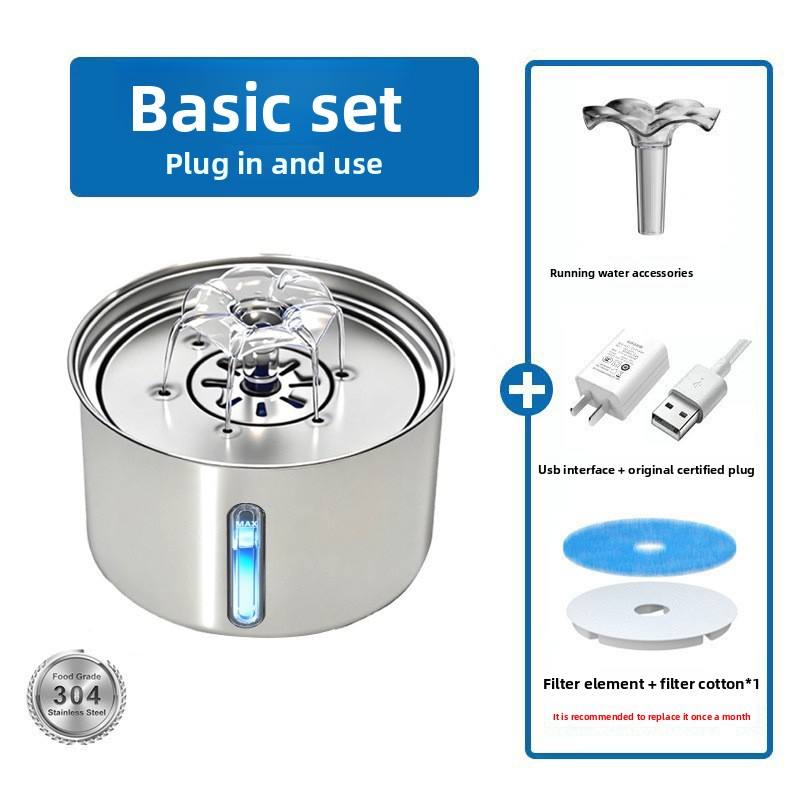Premium Steel Automatic Pet Water Dispenser