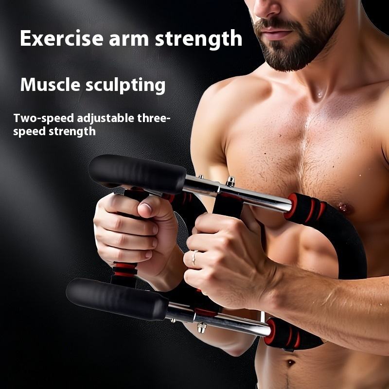 Steel Power Twister Bar – Adjustable Arm & Chest Workout Trainer