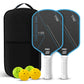 T700 Carbon Fiber Pickleball Paddle Set – Matte Texture Racket for Adults & Kids