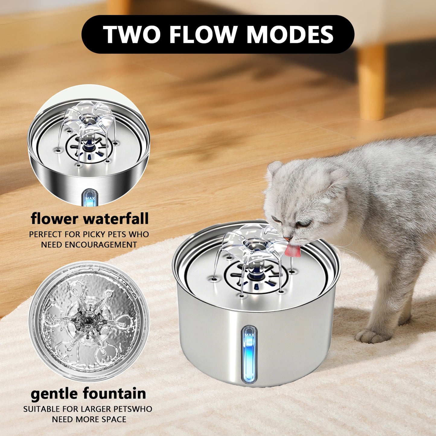 Premium Steel Automatic Pet Water Dispenser