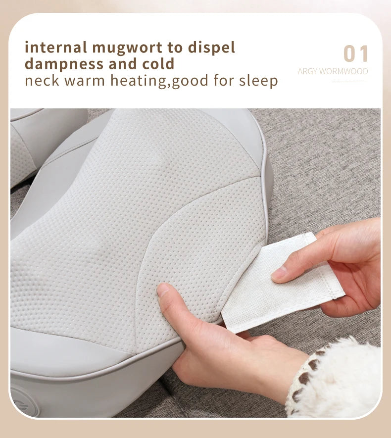2-in-1 Neck Massager Pillow