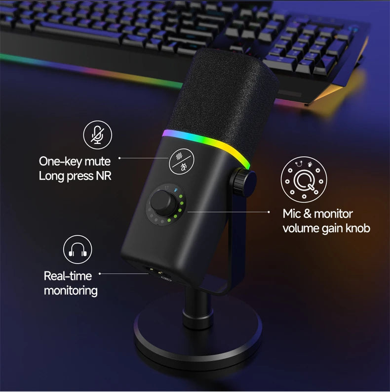 Portable Microphone - Dynamic, Touch Control