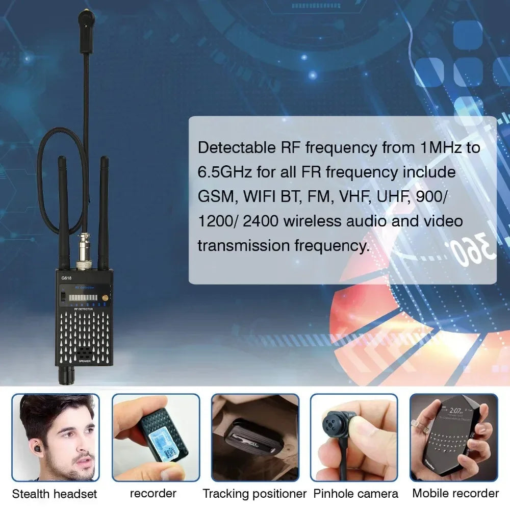 Super Sensitive Audio Bug Detector