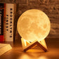 Moon Lamp LED Night Light - 8cm Battery Powered