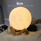 Moon Lamp LED Night Light - 8cm Battery Powered