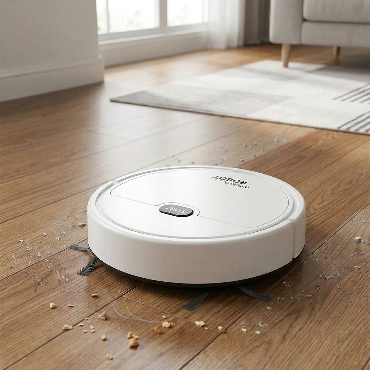 Intelligent Sweeping Robot Vacuum Cleaner - USB Powered