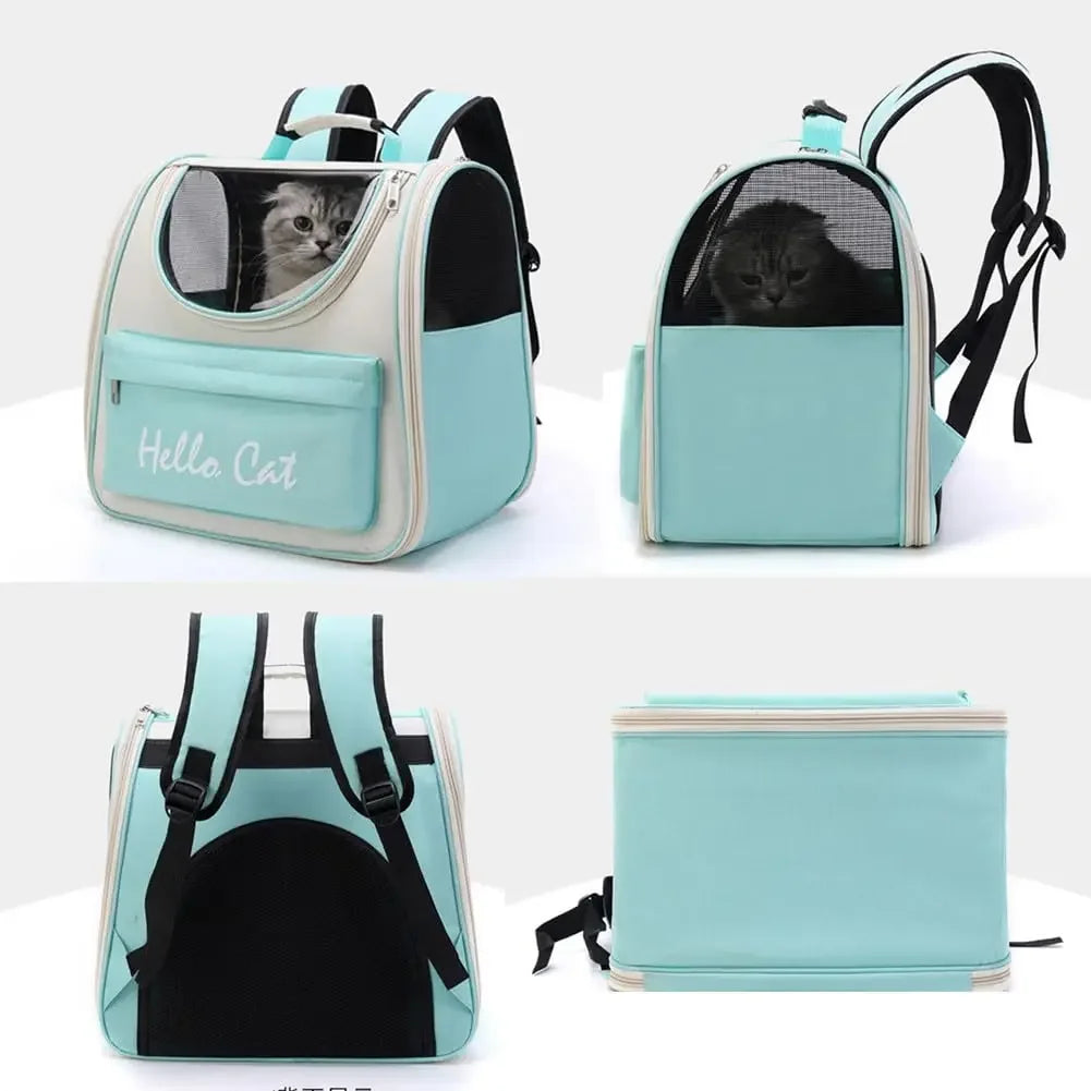 Cat Outdoor Carrier Bag - Breathable, Portable, 0-7.5kg