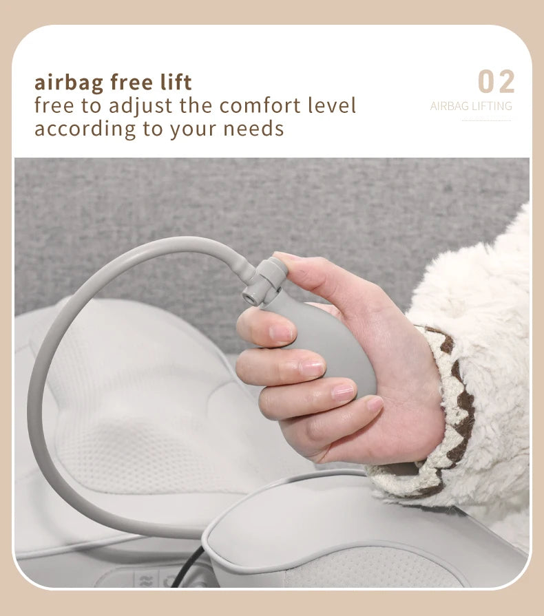 2-in-1 Neck Massager Pillow