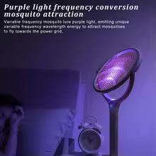 Fast Charging Mosquito Racket - 5-in-1 Electric