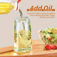 2-in-1 Plastic Spray Oil Bottle - 500ml