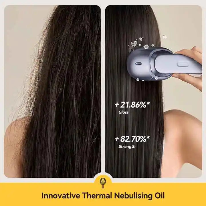 Electric Essential Oil Massage Comb – Red Light Scalp Therapy & Hair Growth Device