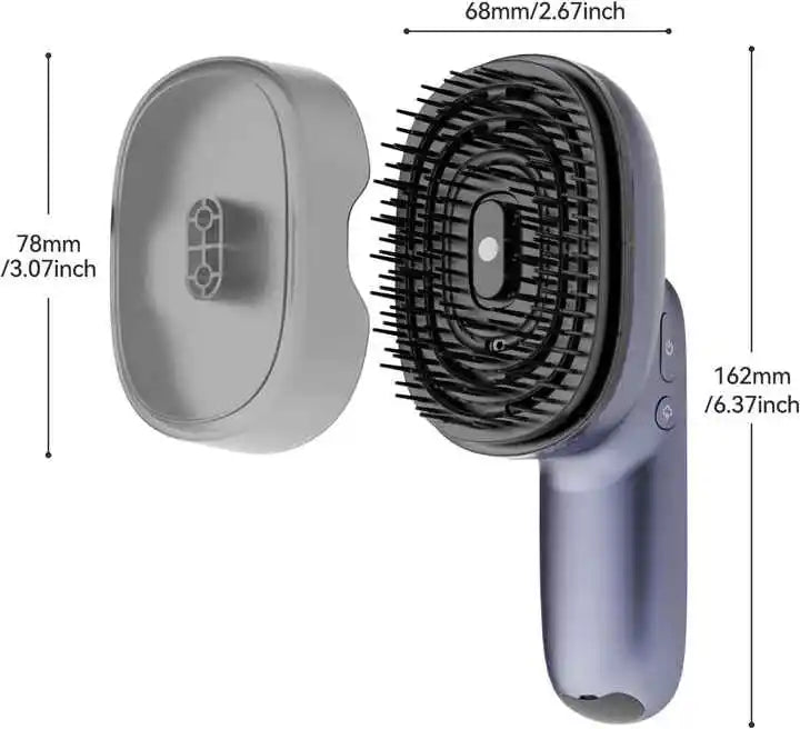 Electric Essential Oil Massage Comb – Red Light Scalp Therapy & Hair Growth Device