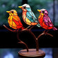 Birds on Branch Decorative Figurine - Office/Entrance