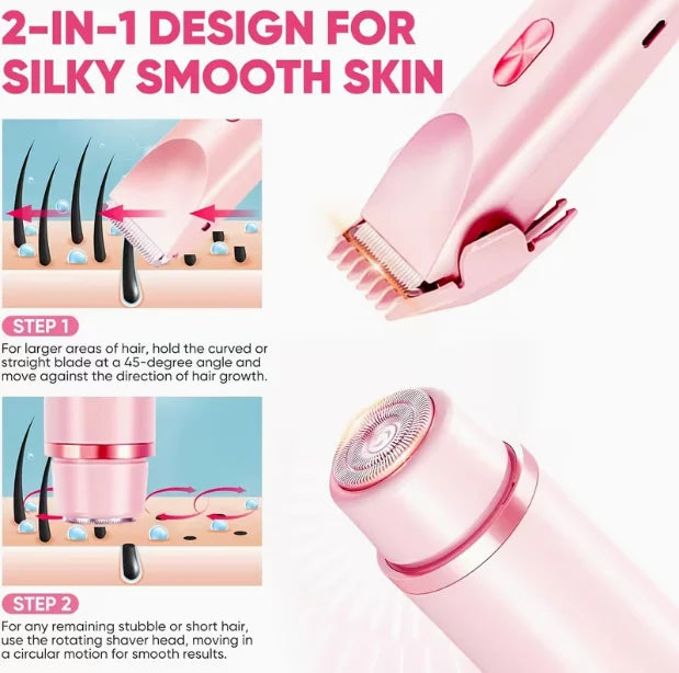 Portable Electric Bikini Trimmer – Smooth & Painless Hair Removal