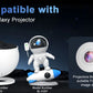 Rocket Astronaut Galaxy Starry Sky Projector Lamp Desktop