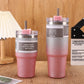 Stainless Steel Water Bottle with Straw - Tumbler