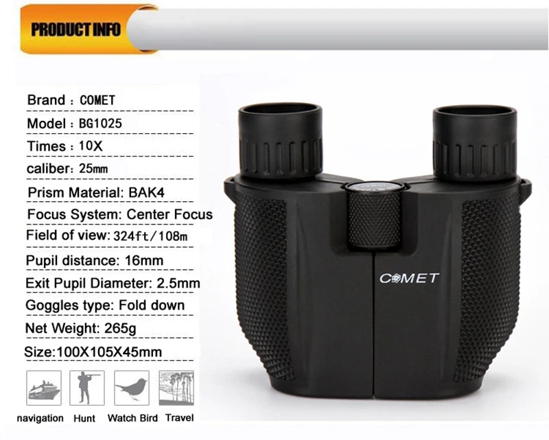 Waterproof Ultra-Clear Binoculars
