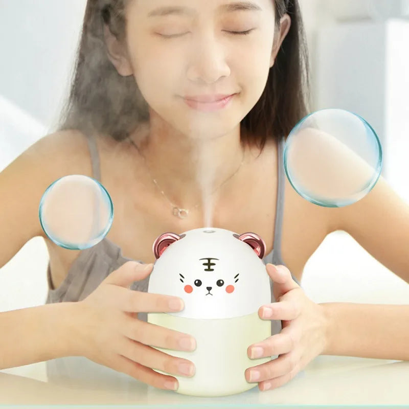 Kawaii USB Air Humidifier & Diffuser with Night Light