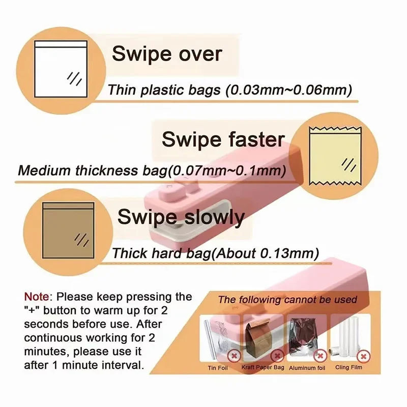 Portable Mini Bag Sealing Machine