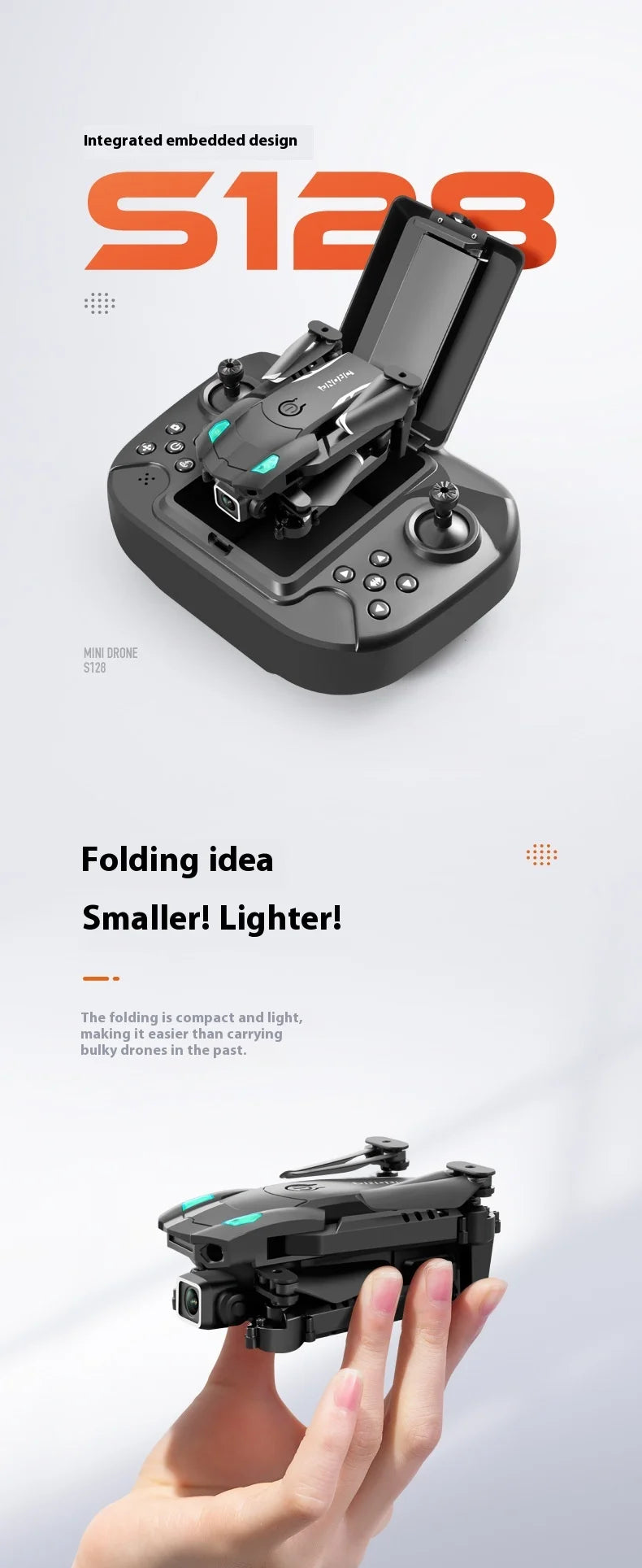 Three-Sided Obstacle Avoidance Drone - 4K Dual Camera